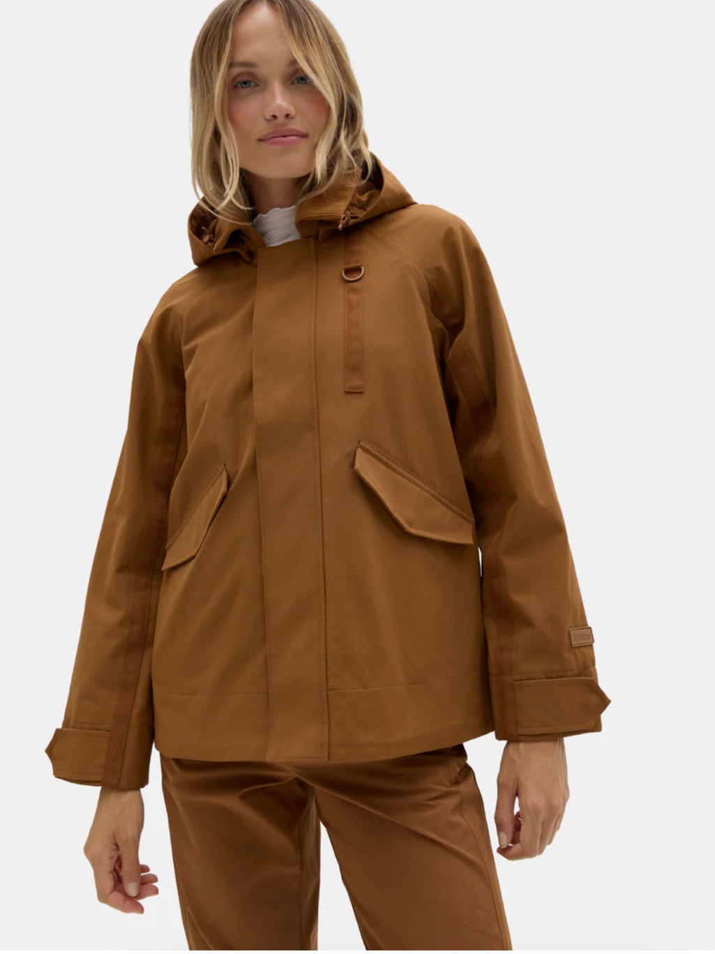 Halfdays Brown Rain Jacket - Large